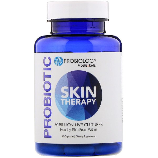 Belle+Bella Probiology Probiotic Skin Therapy 30 Billion CFU 30 viên 3 belle bella probiology probiotic skin therapy 30 billion cfu 30 capsules 90703