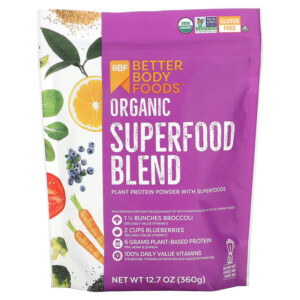 BetterBody Foods Organic Superfood Blend 12.7 oz (360 g) 897922002683