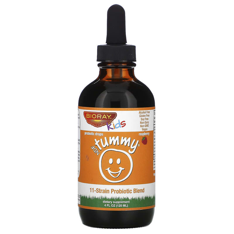 Bioray Inc. Kids NDF Tummy 11-Strain Probiotic Blend Raspberry 4 fl oz (120 ml) 3 Bioray Inc. Kids NDF Tummy 11-Strain Probiotic Blend Raspberry 4 fl oz (120 ml) 736211465252
