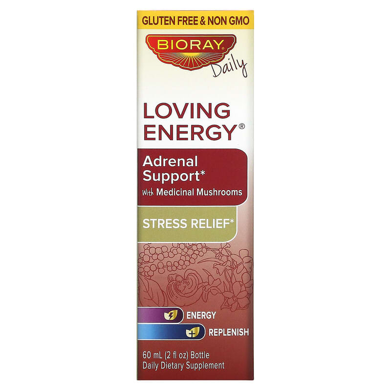 Bioray Inc. Loving Energy Adrenal Support with Medical Mushrooms Alcohol Free 2 fl oz (60 ml) 3 Bioray Inc. Loving Energy Adrenal Support with Medical Mushrooms Alcohol Free 2 fl oz (60 ml) 646858160086