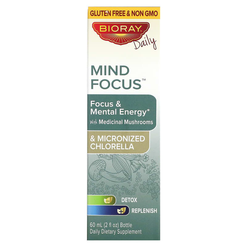 Bioray Inc. Mind Focus & Mental Energy Alcohol Free 2 fl oz (60 ml) 3 Bioray Inc. Mind Focus & Mental Energy Alcohol Free 2 fl oz (60 ml) 646858160031