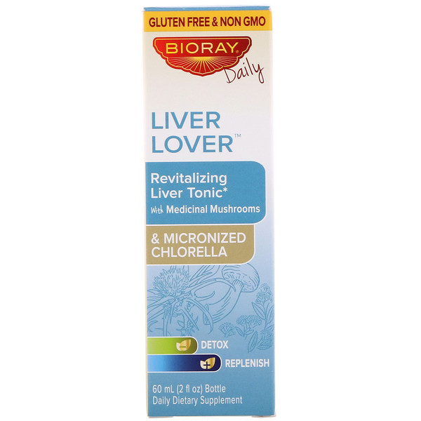 Bioray Liver Lover Revitalizing Liver Tonic Alcohol Free 2 oz (60 ml) 3 bioray liver lover revitalizing liver tonic alcohol free 2 fl oz 60 ml 69675