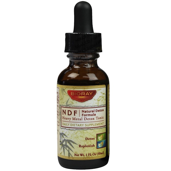 Bioray NDF Heavy Metal Detox Tonic 1 oz (30 ml) 3 bioray ndf heavy metal detox tonic 1 fl oz 30 ml 25746