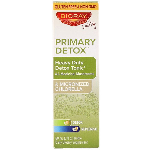 Bioray Primary Detox Heavy Duty Detox Tonic Alcohol Free 2 oz (60 ml) 3 bioray primary detox heavy duty detox tonic alcohol free 2 fl oz 60 ml 69672