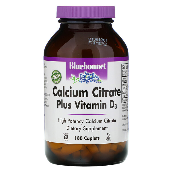 Bluebonnet Nutrition Calcium Citrate & Vitamin D3 180 Caplets 2 Mua Bluebonnet Nutrition Calcium Citrate Plus Vitamin D3 180 Caplets giảm giá rẻ Hà nội TPHCM