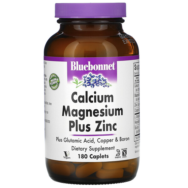 Mua Bluebonnet Nutrition Calcium Magnesium Plus Zinc 180 Caplets giảm giá rẻ Hà nội TPHCM