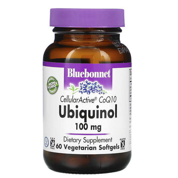 Bluebonnet Nutrition CellularActive CoQ10 Ubiquinol 100 mg 60 Vegetarian Softgels 3 bluebonnet nutrition cellularactive coq10 ubiquinol 100 mg 60 vegetarian softgels 14085