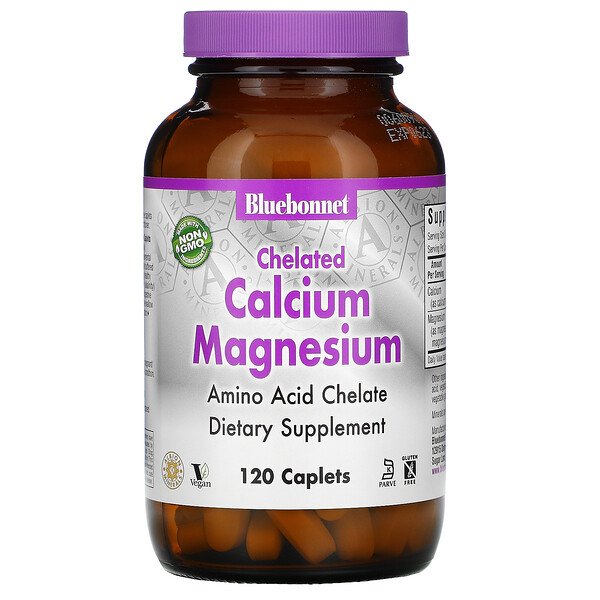 Mua Bluebonnet Nutrition Chelated Calcium Magnesium 120 Caplets giảm giá rẻ Hà nội TPHCM