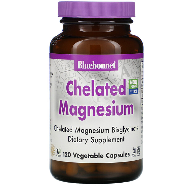 Mua Bluebonnet Nutrition Chelated Magnesium 120 Vegetable viên giảm giá rẻ Hà nội TPHCM