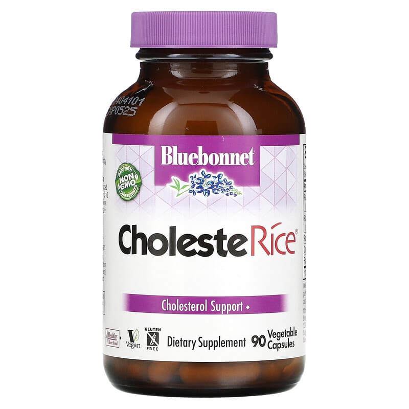Bluebonnet Nutrition CholesteRice 90 viên 3 bluebonnet nutrition cholesterice 90 vegetable capsules 8996