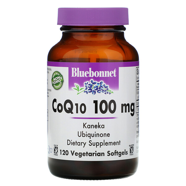 Bluebonnet Nutrition CoQ10 100 mg 120 Vegetarian Softgels 3 bluebonnet nutrition coq10 100 mg 120 vegetarian softgels 9077