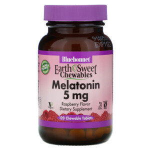 Mua Bluebonnet Nutrition Earth Sweet viên nhai Melatonin Natural Raspberry Flavor 5 mg 120 viên nhai giảm giá rẻ Hà nội TPHCM
