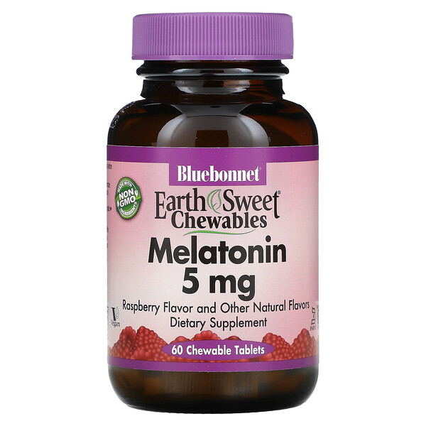 Mua Bluebonnet Nutrition Earth Sweet viên nhai Melatonin Raspberry 5 mg 60 viên nhai giảm giá rẻ Hà nội TPHCM