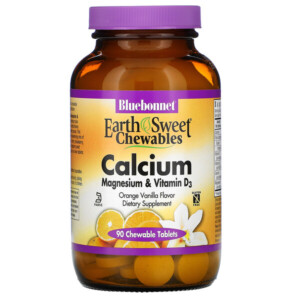 Mua Bluebonnet Nutrition EarthSweet viên nhai Calcium Magnesium & Vitamin D3 Orange Vanilla 90 viên nhai giảm giá rẻ Hà nội TPHCM