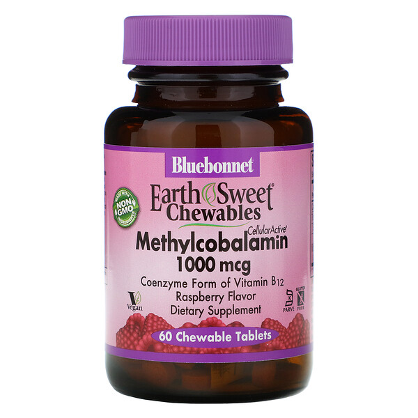 Mua Bluebonnet Nutrition EarthSweet viên nhai Methylcobalamin Natural Raspberry Flavor 1