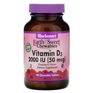 Mua Bluebonnet Nutrition EarthSweet viên nhai Vitamin D3 Natural Raspberry Flavor 2