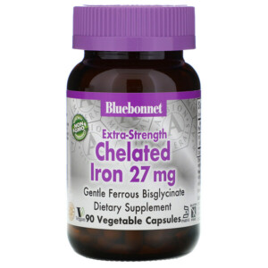 Mua Bluebonnet Nutrition Extra Strength Chelated Iron 27 mg 90 Vegetable viên giảm giá rẻ Hà nội TPHCM