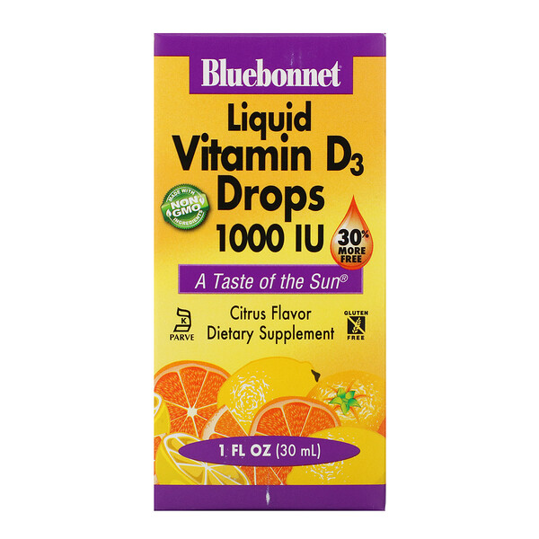 Mua Bluebonnet Nutrition Liquid Vitamin D3 Drops Natural Citrus Flavor 1