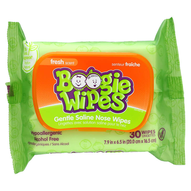 Boogie Wipes Gentle Saline Nose Wipes Fresh Scent 30 Wipes 3 Boogie Wipes Gentle Saline Nose Wipes Fresh Scent 30 Wipes 897752002013