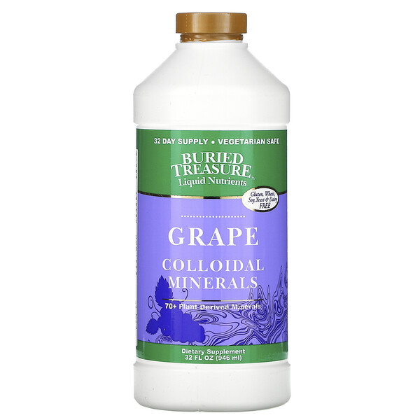 Mua Buried Treasure Liquid Nutrients Colloidal Minerals Grape 32 oz 946 ml giảm giá rẻ Hà nội TPHCM