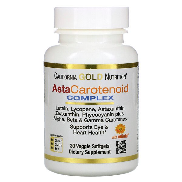 California Gold Nutrition AstaCarotenoid Complex Lutein Lycopene Astaxanthin Complex 30 Veggie Softgels 3 california gold nutrition astacarotenoid complex lutein lycopene astaxanthin complex 30 veggie softgels 83536