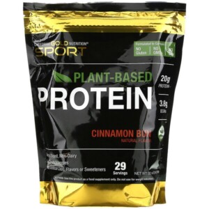 Mua California Gold Nutrition Cinnamon Bun Plant-Based Protein Vegan Easy to Digest 2 lb 908 g giảm giá rẻ Hà nội TPHCM