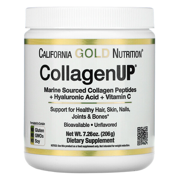 California Gold Nutrition CollagenUP Hydrolyzed Marine Collagen Peptides with Hyaluronic Acid and Vitamin C Unflavored 7.26 oz (206 g) 2 Mua California Gold Nutrition CollagenUP Marine Hydrolyzed Collagen + Hyaluronic Acid + Vitamin C Unflavored 7.26 oz 206 g giảm giá rẻ Hà nội TPHCM