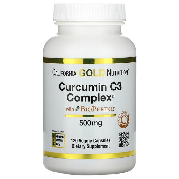 California Gold Nutrition Curcumin C3 Complex with BioPerine 500 mg 120 viên 3 california gold nutrition curcumin c3 complex with bioperine 500 mg 120 veggie capsules 60047