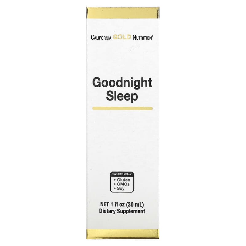California Gold Nutrition Goodnight Sleep 1 fl oz (30 ml) 3 California Gold Nutrition Goodnight Sleep 1 fl oz (30 ml) 898220021215