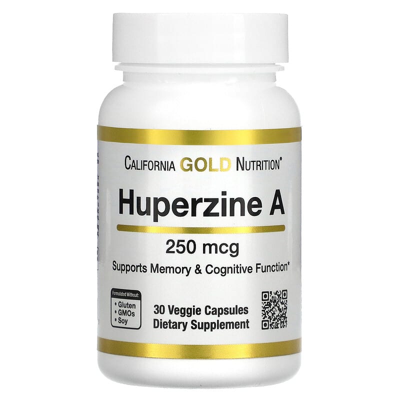 California Gold Nutrition Huperzine A 250 mcg 30 Veggie Capsules 3 California Gold Nutrition Huperzine A 250 mcg 30 Veggie Capsules 898220021673