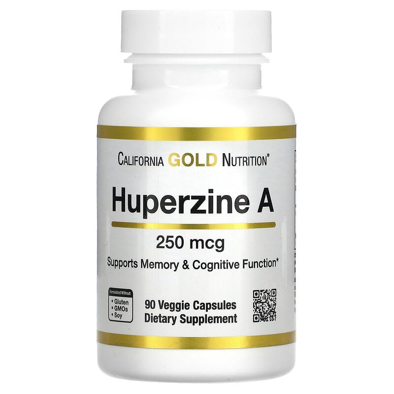 California Gold Nutrition Huperzine A 250 mcg 90 Veggie Capsules 3 California Gold Nutrition Huperzine A 250 mcg 90 Veggie Capsules 898220021680