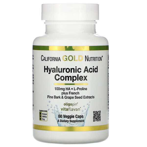 Mua California Gold Nutrition Hyaluronic Acid Complex 60 Veggie viên giảm giá rẻ Hà nội TPHCM
