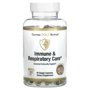 California Gold Nutrition Immune & Respiratory Care 90 Veggie Capsules 898220019168