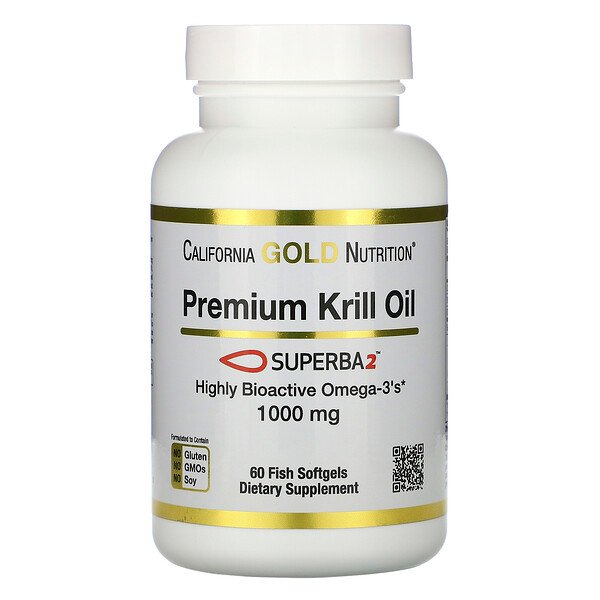 California Gold Nutrition SUPERBA2 Premium Krill Oil 1000 mg 60 Softgels 3 california gold nutrition superba2 premium krill oil 1000 mg 60 softgels 100011