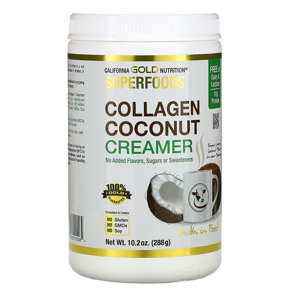 Mua California Gold Nutrition Superfoods Collagen Coconut Creamer Powder Unsweetened 10.2 oz 288 g giảm giá rẻ Hà nội TPHCM