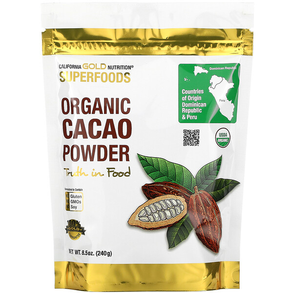 Mua California Gold Nutrition Superfoods Organic Cacao Powder 8.5 oz 240 g giảm giá rẻ Hà nội TPHCM