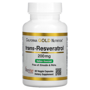 Mua California Gold Nutrition Trans-Resveratrol Italian Sourced 200 mg 60 Veggie viên giảm giá rẻ Hà nội TPHCM