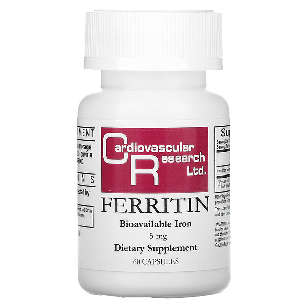 Mua Cardiovascular Research Ferritin 5 mg 60 viên giảm giá rẻ Hà nội TPHCM