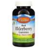 Carlson Black Elderberry Gummies + Vitamin C & Zinc Natural Berry 50 mg 120 Vegetarian Gummies 088395488108