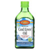 Carlson Cod Liver Oil Natural Green Apple 1.100 mg 8.4 fl oz (250 ml) 088395137105