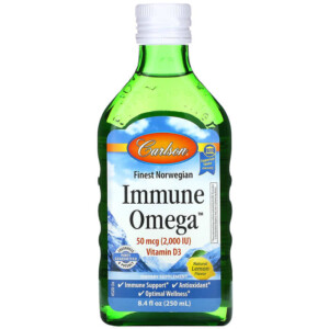 Carlson Immune Omega Natural Lemon 8.4 fl oz (250 ml) 088395452000