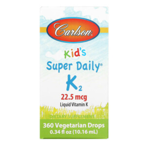 Carlson Kid's Super Daily K2 22.5 mcg 0.34 fl oz (10.16 ml) 088395103308