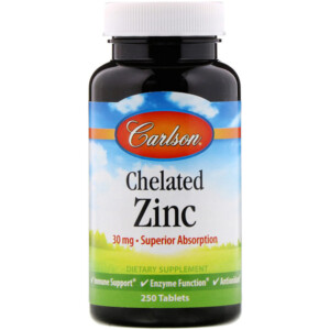Mua Carlson Labs Chelated Zinc 30 mg 250 viên giảm giá rẻ Hà nội TPHCM