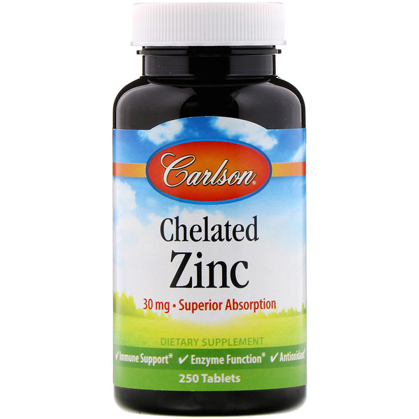 Mua Carlson Labs Chelated Zinc 30 mg 250 viên giảm giá rẻ Hà nội TPHCM