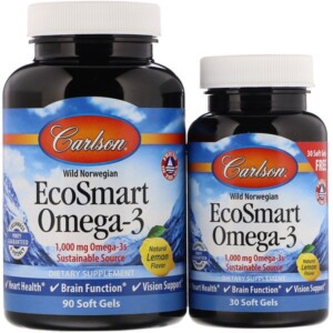 Mua Carlson Labs EcoSmart Omega-3 Natural Lemon Flavor 1