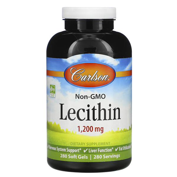 Carlson Lecithin 1.200 mg 280 Soft Gels 3 Mua Carlson Labs Lecithin 1