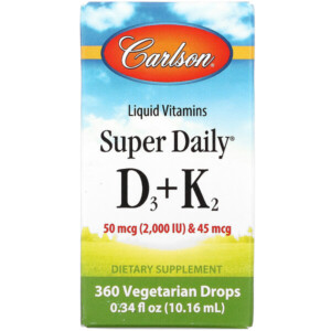 Mua Carlson Labs Liquid Vitamins Super Daily D3+K2 25 mcg 1