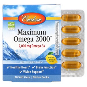 Mua Carlson Labs Maximum Omega 2000 Natural Lemon Flavor 1