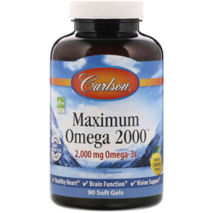 Mua Carlson Labs Maximum Omega 2000 Natural Lemon Flavor 1