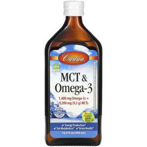 Mua Carlson Labs MCT & Omega-3 Natural Lemon Lime 16.9 fl oz 500 ml giảm giá rẻ Hà nội TPHCM